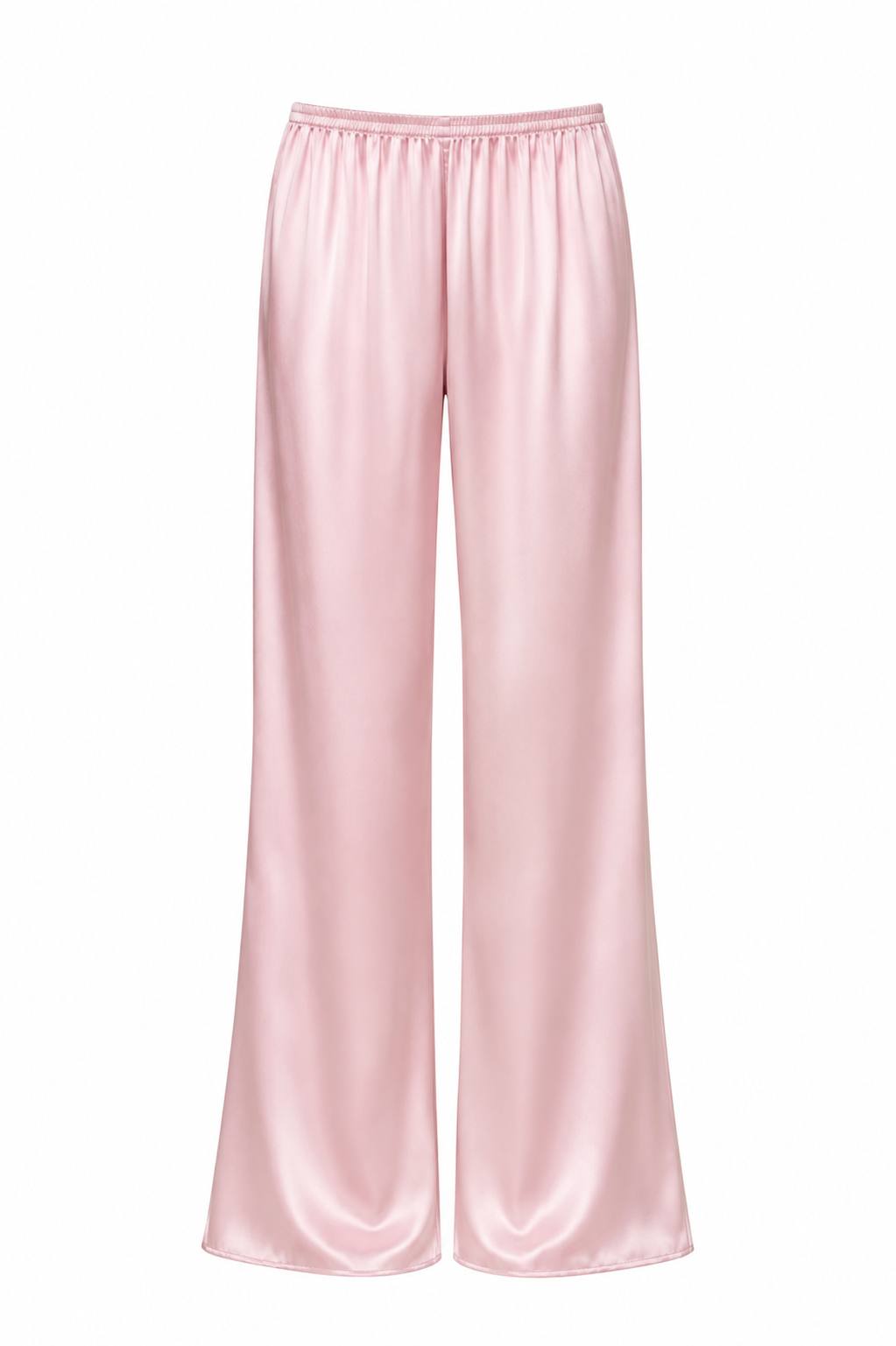 SILK PANTS DUSTY ROSE